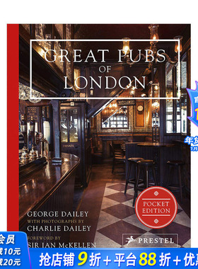 【现货】伦敦大酒吧：袖珍版Great Pubs of London 餐饮饮酒旅行指南 英文原版
