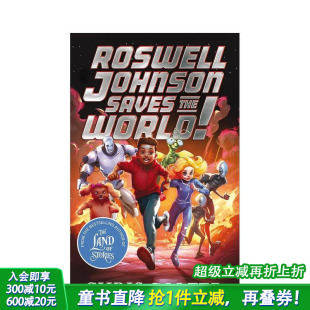 World 预售 Saves 英文小说故事 School Roswell The 罗斯威尔·约翰逊拯救世界 Librarian Johnson 英语拓展阅读进口书 the