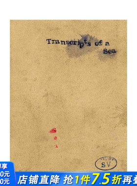 【预售】海之笔录 Transcripts of a Sea 原版英文摄影作品集 正版进口书