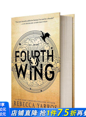 【预售】四旋翼 九重天系列 1 Fourth Wing (Empyrean 1) 原版英文文学小说 正版进口书籍 善优图书