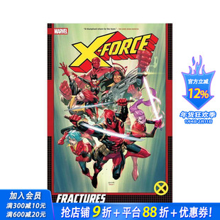 【现货】漫威 X特攻队 卷1：裂痕 by杰弗里·索恩 X-Force by Geoffrey Thorne Vol. 1: Fractures 原版英文漫画书 正版进口书