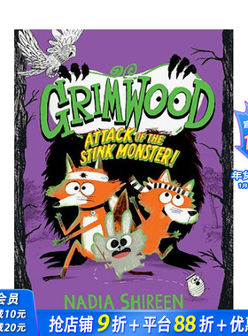 【预售】格里姆伍德：臭怪物的攻击（平装） Grimwood: Attack of the Stink Monster! 原版英文漫画书 正版进口书