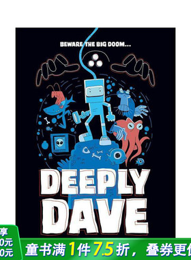 【现货】深海戴夫 Deeply Dave 英文儿童漫画故事书 英语拓展阅读进口书
