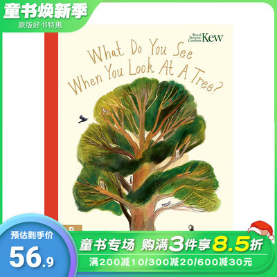 【预售】当你看树的时候你在看什么（平装） What Do You See When You Look At a Tree? 原版英文儿童绘本 正版进口书籍 善优图书