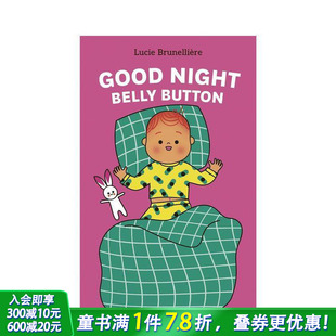 Good Night Belly 英文儿童插画故事绘本 晚安小肚肚 Button 进口童书 预售