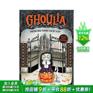 【预售】茱莉亚:1交新朋友不可怕 彩图绘本Ghoulia: Making New Friends Can Be Scary英文儿童章节桥梁故事 英语拓展阅读进口书