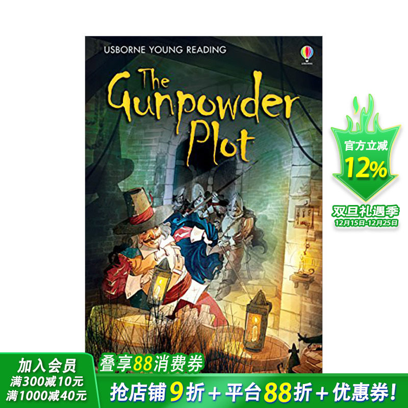 【预售】The Gunpowder Plot 火药阴谋 英文原版儿童故事阅读 Usborne【善优童书】