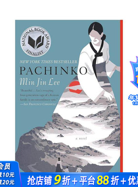 【预售】弹球盘（国家图书奖决赛入围者） Pachinko (National Book Award Finalist) 原版英文文学小说 正版进口书