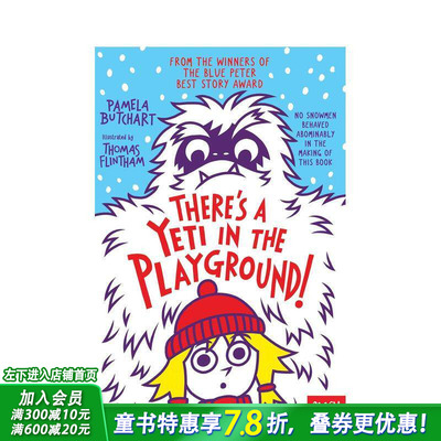 【预售】【伊兹和朋友们】8操场上的雪怪 Izzy and Friends:There's A Yeti In The Playground! 英文儿童桥梁章节故事书拓展阅读