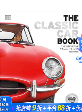 【预售】【DK交通工具指南】经典汽车之书 【DK Definitive Transport Guides】The Classic Car Book 原版英文生活 正版进口书