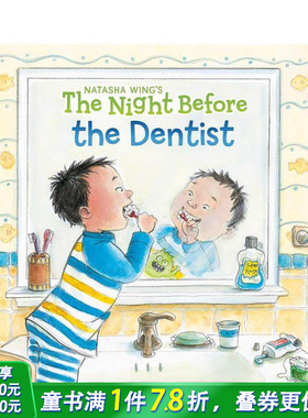 【预售】看牙医的前夜 The Night Before the Dentist 英文儿童插画故事绘本 进口童书