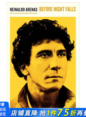 【现货】 Before Night Falls: A Memoir (Penguin Vitae) 黑夜来临前 Reinaldo Arenas 雷纳多阿里纳斯作品 英文原版小说图书籍正