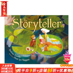 【预售】讲故事的人 The Storyteller 英文儿童插画故事科普绘本 进口童书