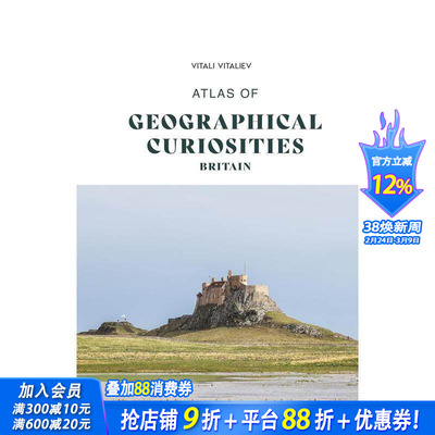 【预售】英国地理奇观图集 Atlas of geographical curiosities - Britain 原版英文旅行 正版进口书