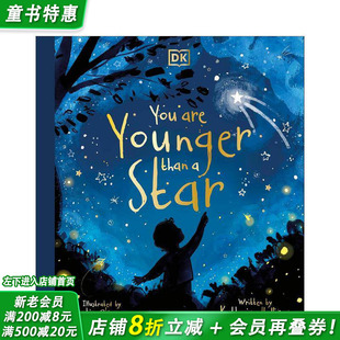 【预售】你比星辰更年轻 You are Younger than a Star 英文儿童插画科普绘本 进口童书亲子共读 自然主题