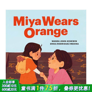 Miya 米亚穿橙色衣服 Wears Orange 进口童书 英文儿童插画故事绘本 现货
