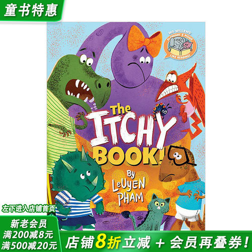 【现货】痒痒的书! The Itchy Book! 幼儿儿童趣味故事启蒙绘本 LeUyen Pham 英文原版进口 图书