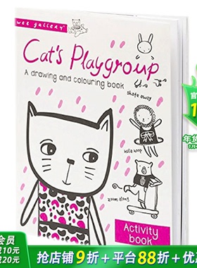 【现货】小小画廊：小猫的游戏组Cat’s Playgroup 亲子互动书 英文原版儿童读物适合0-3岁【善优童书】