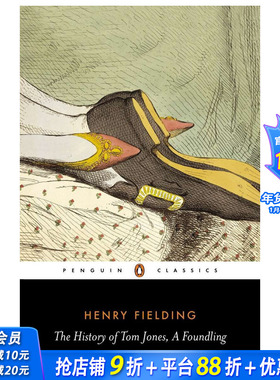 【预售】The History of Tom Jones，弃儿汤姆·琼斯的故事 Henry Fielding亨利·菲尔丁作品 英文原版