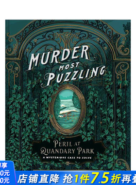 【预售】谜案重重：困惑园危机 Murder Most Puzzling Peril at Quandary Park 原版英文生活综合 正版进口书