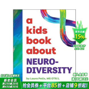 【预售】【给孩子的书】神经多元性 【A Kids Book About】Neurodiversity 概念简述 正念引导 价值观培养 英文儿童进口书DK