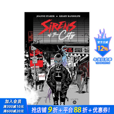 【预售】塞壬之城 Sirens of the City 原版英文漫画书 正版进口书