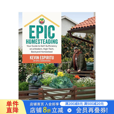 【预售】史诗般的宅基地 Epic Homesteading: Your Guide to Self-Sufficiency on a Modern 原版英文建筑设计 正版进口书