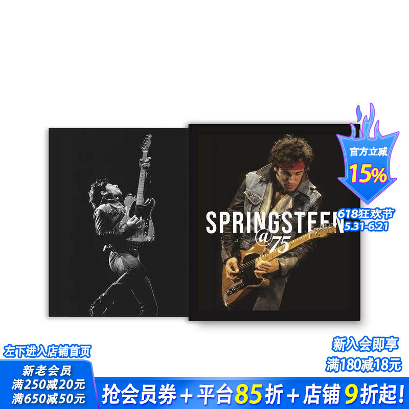 【预售】布鲁斯·斯普林斯汀：75个关键事件 Bruce Springsteen at 75 原版英文音乐 正版进口图书