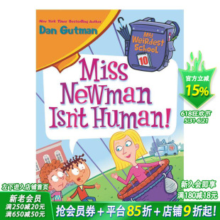 【现货】【最奇怪的学校】10:纽曼小姐不是人类! My Weirdest School : Miss Newman Isn’t Human!英文儿童章节桥梁故事书