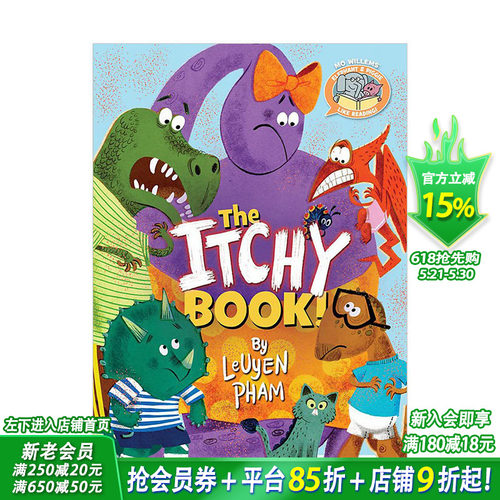 【现货】痒痒的书! The Itchy Book! 幼儿儿童趣味故事启蒙绘本 LeUyen Pham 英文原版进口 图书