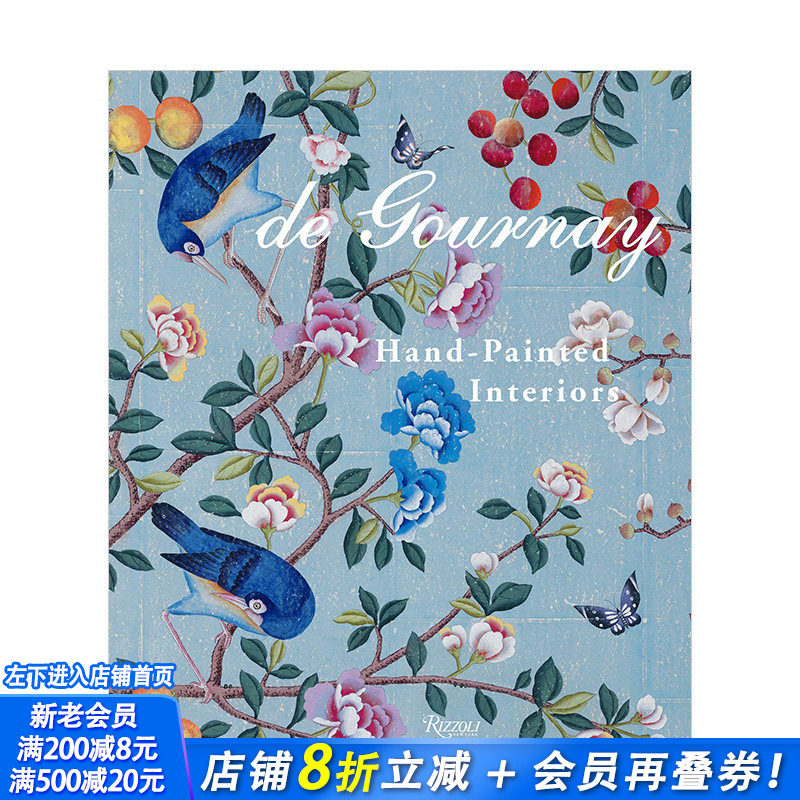 【现货】de Gournay 手绘壁纸品牌帝家丽:墙上艺术 室内装修布置装潢 英文原版室内设计