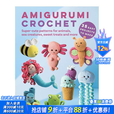 【预售】拼布钩织：35个简易项目 Amigurumi Crochet: 35 easy projects to make 原版英文手工制作 正版进口书