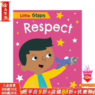 【现货】小步伐：尊重 Little Steps: Respect 英文儿童插画故事绘本 进口童书