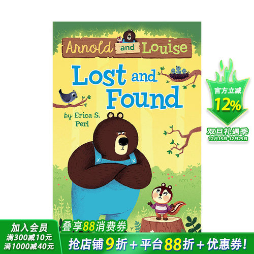 【预售】【Arnold And Louise阿诺德和路易丝】2：Lost and Found失物招领【善优童书】