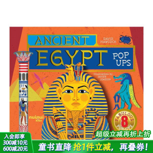 古埃及立体书 Ancient Egypt 预售 Ups英文儿童立体趣味绘本进口童书 Ups 古文明立体书 Pop Civilisations