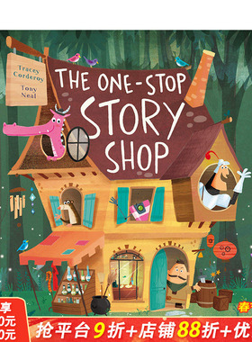 【现货】一站式故事商店  The One-Stop Story Shop 趣味故事 3-6岁亲子英语 英文儿童进口绘本 善优童书