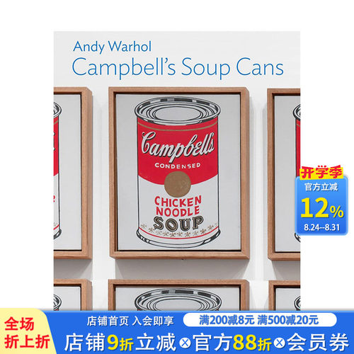 【现货】英文原版 安迪·沃霍尔：金宝汤罐头 Andy Warhol: Campbell’s Soup Cans 20世纪艺术 正版进口图书画册