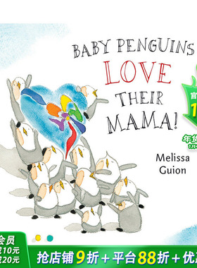 【现货】英文原版 Baby Penguins Love Their Mama 企鹅宝宝很爱护自己的妈妈 英语儿童进口绘本 善优童书 3-6岁