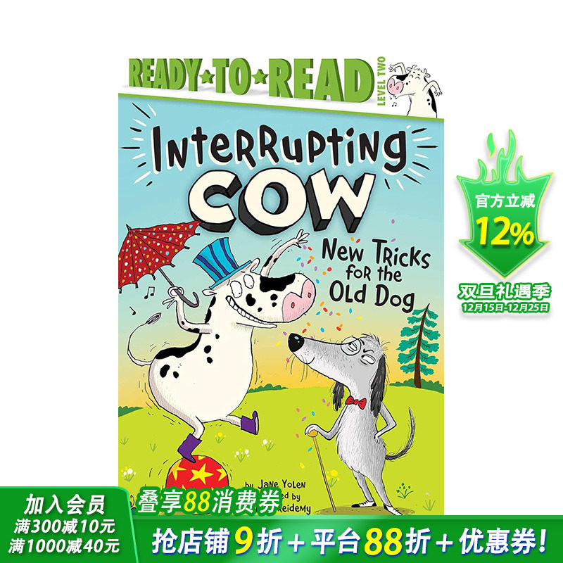 【预售】英文 老狗的新把戏New Tricks for the Old Dog: Ready-to-Read Level 2 英文儿童故事绘本 5-7岁故事阅读 进口书