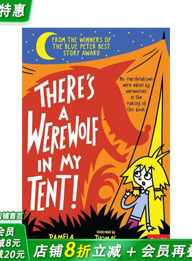 【现货】【伊兹和朋友们】6帐篷里的狼人Izzy and Friends:There's a Werewolf In My Tent!英文儿童桥梁章节故事书 英语拓展阅读