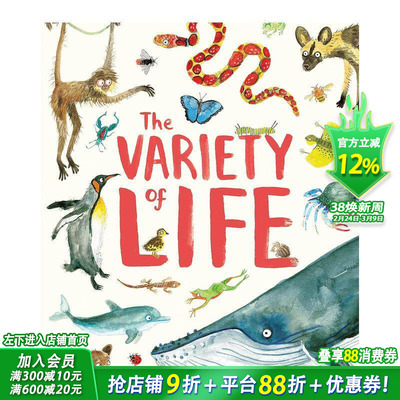 【现货】The Variety of Life 生存的多样性 英文原版 儿童科学科普 知识趣味绘本【善优童书】