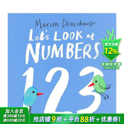 【现货】让我们看看…数字Let‘s Look at... Numbers 0-3岁儿童数字启蒙绘本 英文原版 亲子教育 培养孩子数学兴趣【】