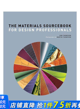 【现货】设计专业人士材料手册 The Materials Sourcebook for Design Professionals 原版英文工业产品设计 T&H 正版进口书