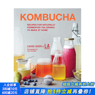 康普茶 在家制作自然发酵茶饮 进口图书画册 现货 善优图书 正版 英文原版 餐饮料理食谱指南 Kombucha
