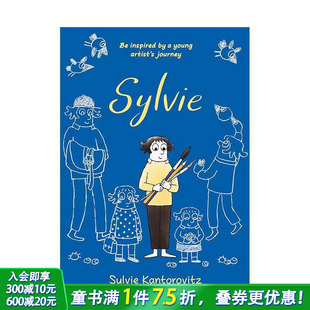 西尔维 Sylvie 正版 现货 进口图书画册 Kantorovitz艺术之路 英文原版 插画师Sylvie 英语儿童漫画