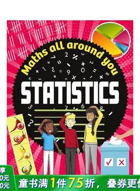 【预售】【数学无处不在】统计篇 【Maths All Around You】Statistics 百科知识科普 英文儿童插画绘本 进口童书
