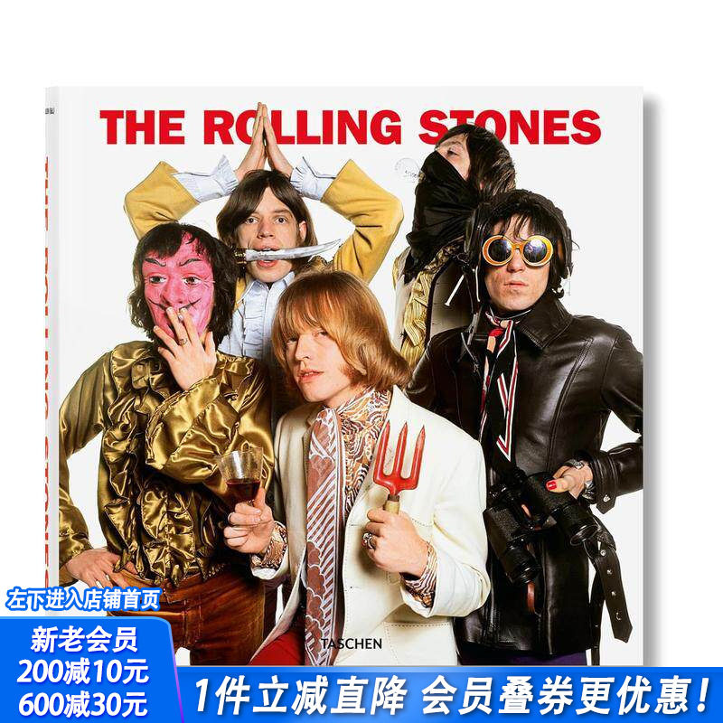 【现货】滚石乐队摄影集新版 The Rolling Stones 摇滚乐团的珍贵影像记录 英文原版