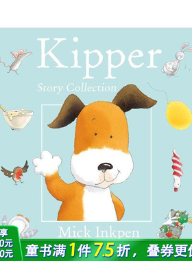 【预售】小狗奇普4册故事本套装 Kipper Story Collection 英文儿童插画科普故事绘本 进口童书