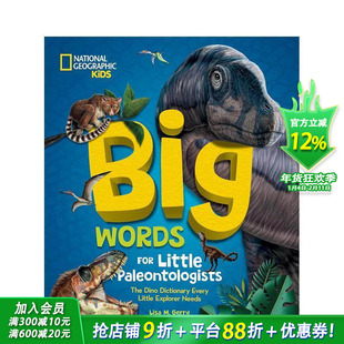 【现货】小古生物学家的大词：每个小探险家都需要的恐龙词典 Big Words for Little Paleontologists英文儿童科普绘本进口书