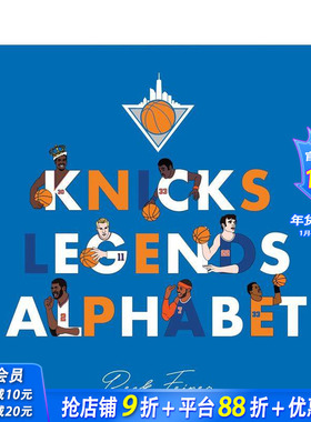 【预售】尼克斯传奇字母表 Knicks Legends Alphabet 原版英文运动 正版进口图书